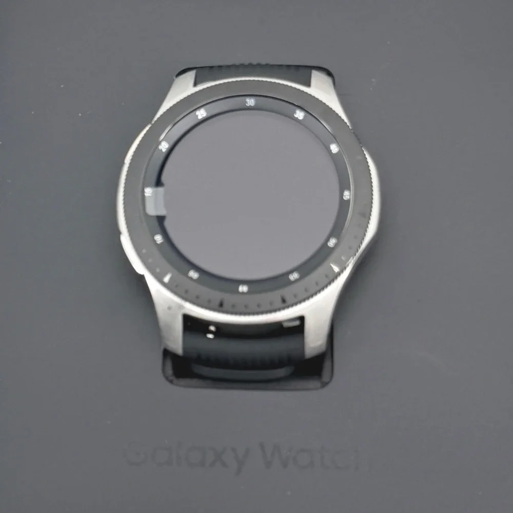 Samsung Galaxy Watch Smartwatch Mens 46mm Silver Bluetooth SM-R800 Fitness NEW